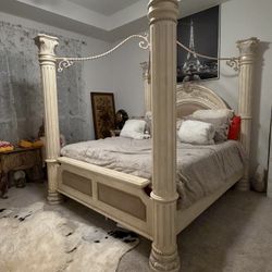 King Bedroom Set Marble Top