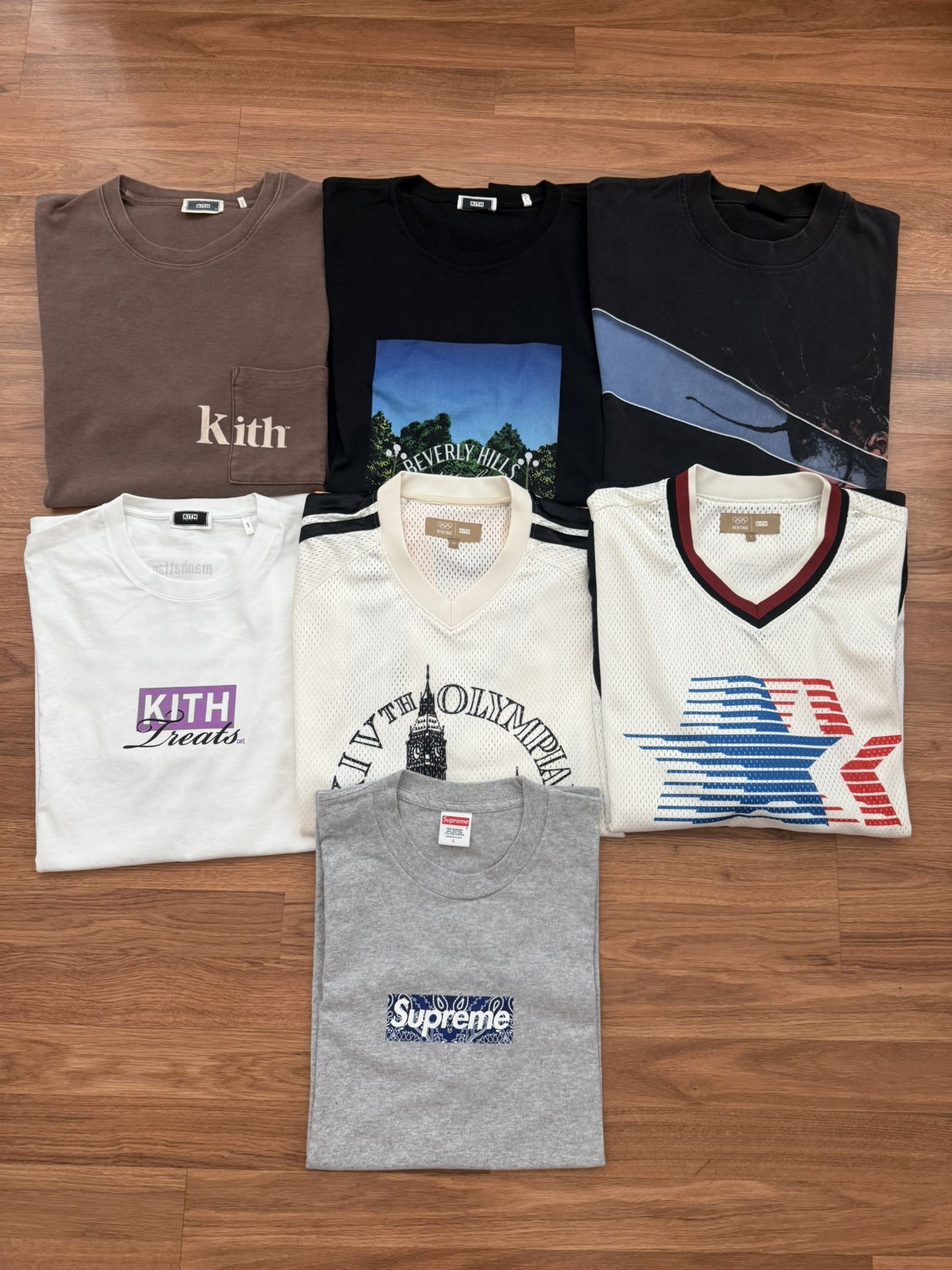 kith supreme bandana box logo travis scott jordan 1 fragment calabasas shirt