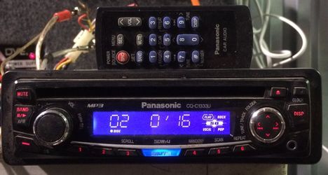 Panasonic with aux and remote