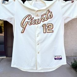 RARE gold lettering Joe Panik 2014 San Francisco Giants World Series Champions Jersey Size 52