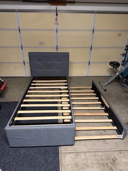 Twin size trundle bed