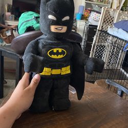 Lego Batman Plushy. (collectible From Legoland Circa 2017)