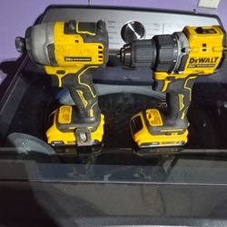 Dewalt atomic impact and drill combo
