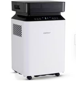 70 pt. 4500 sq. ft. Dehumidifier Whit by Costway