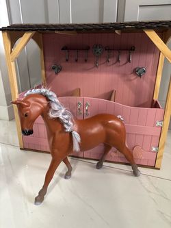 Horse barn