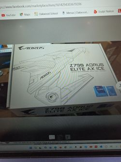 Gigabyte Z790 Aorus Elite AX Ice Gaming Motherboard
