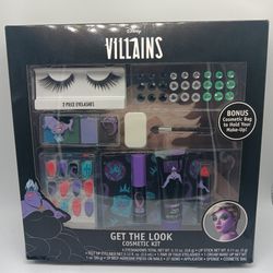 New Disney Villains Ursula Cosmetic Bag, Makeup Dress Up Adult Cosplay  Kit
