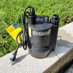 Everbilt 1/6 HP Plastic Submersible Utility Pump