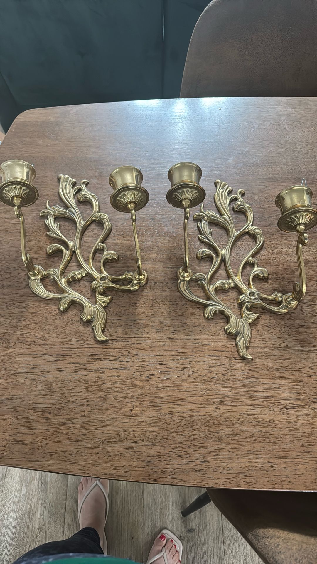 Gold Candle Holders 