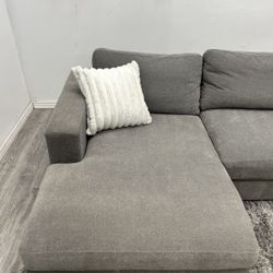 Grey Sectional Couch - Free Delivery 