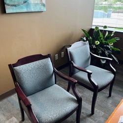 Dark Wood Office Chairs