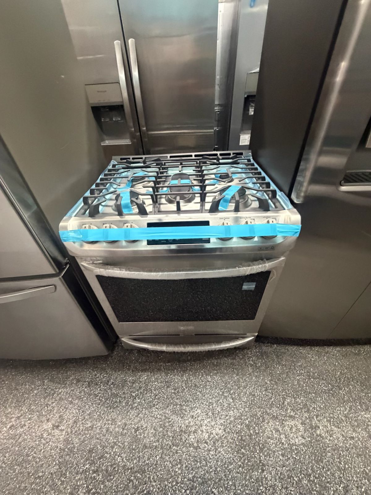 30” inch new dual fuel LG range stainless steel
