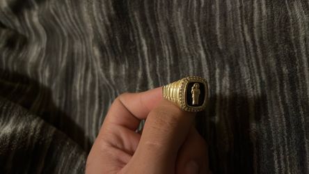 Golden San Judas ring