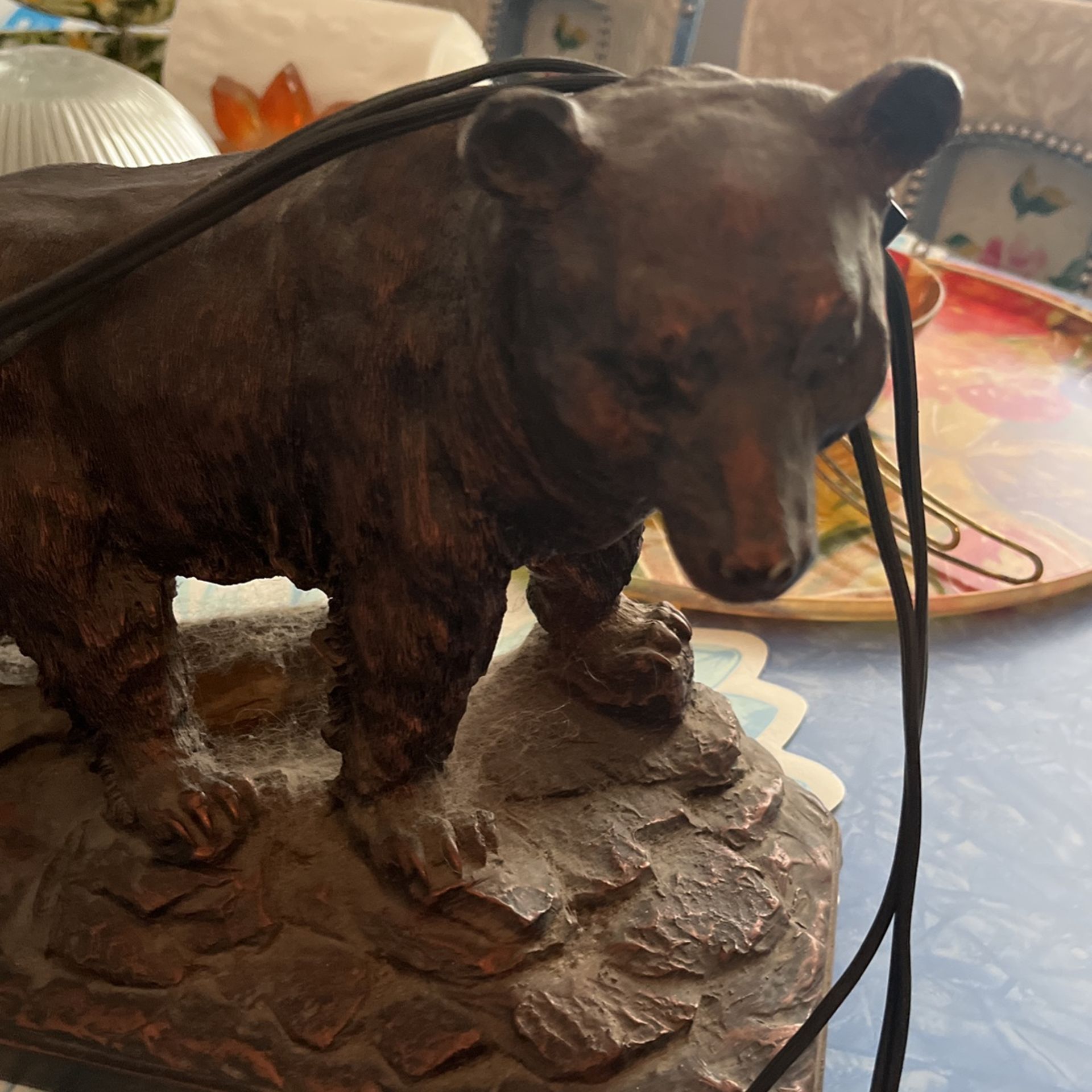 The “Vision” Bear lamp Heavy- Beautiful 