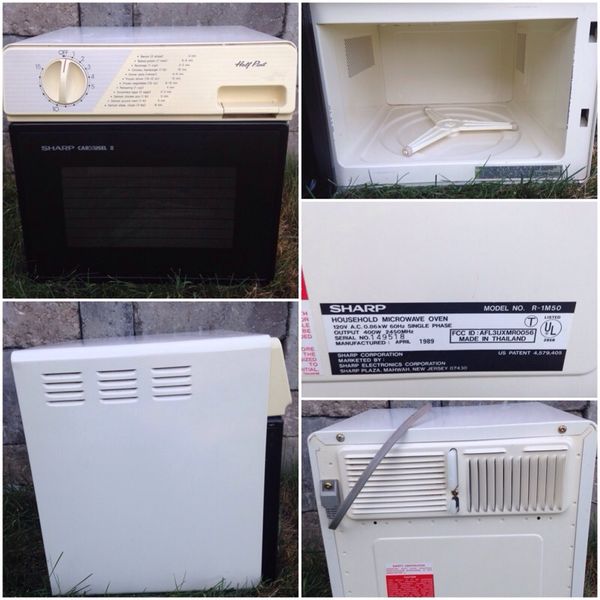 Sharp Mini Microwave Model R 1m50 Carousel Ll Half Pint For In Sharp Mini Microwave Model R 1m50 Carousel Ll Half Pint