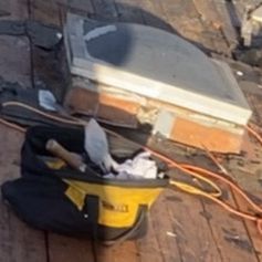 Remove/replace old skylights