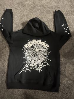 Black Original Spider Hoodie
