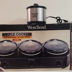 west band triple cooker + extra cooker pot