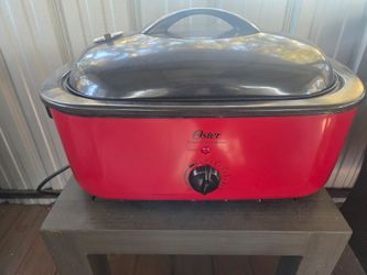Oster smoker Roaster and free double buffet range