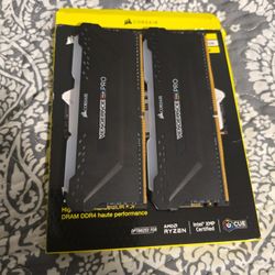 2x8gb Corsair vengeance pro 3600mhz C16 