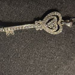 Silver Chain And Charm