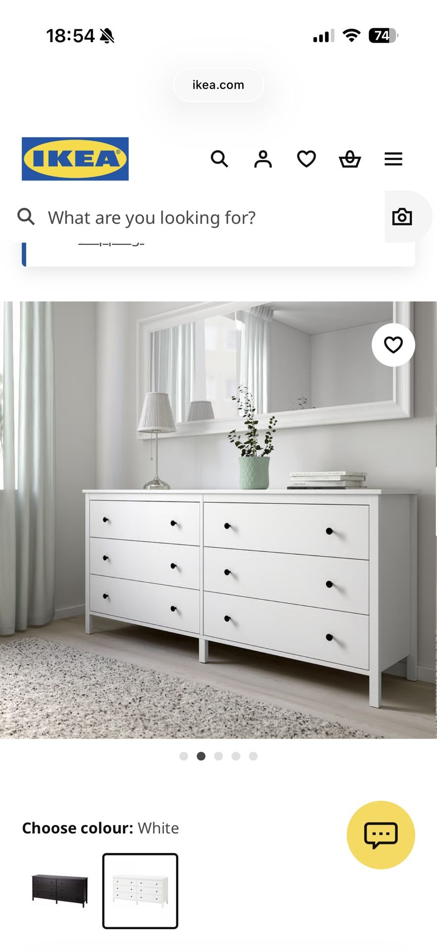 Ikea 6 Drawer Chest Dresser 