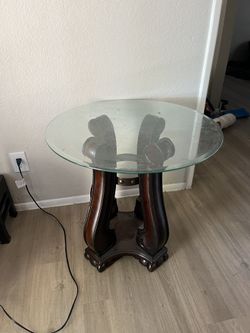 Real Wood End Table