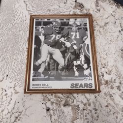 Bobby Bell Autograph  Pic.