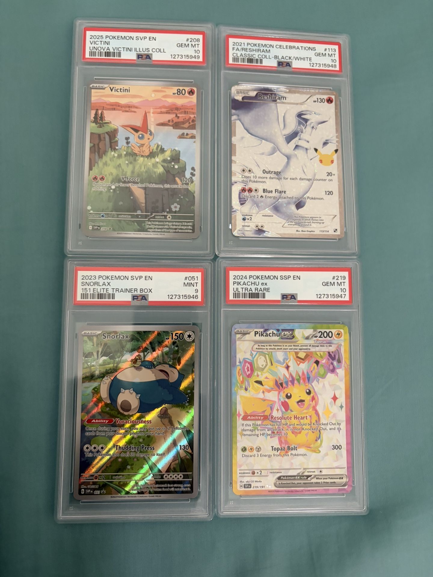 Pokemon PSA Graded Slabs