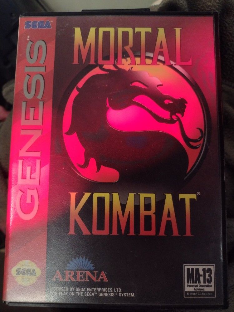 Mortal Kombat Sega Genesis Game