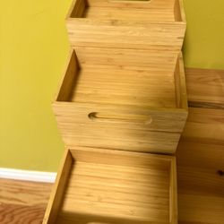 Bamboo Storage Organizer