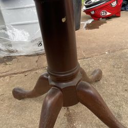 A Good Round (26” X 24” High) Brown Table (NO SHIPPING)