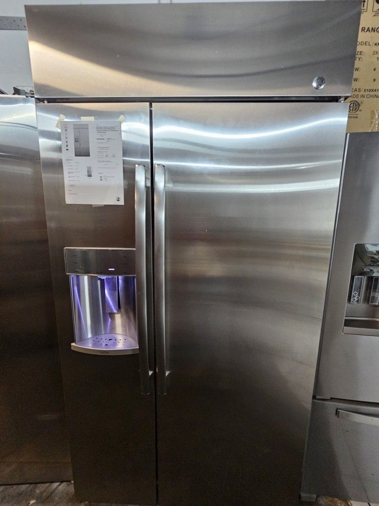 42" GE BUILT IN STAINLESS STEEL REFRIGERATOR