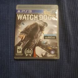 PS3 Video Game Watchdogs