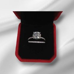 2.0 Ctw Diamond Wedding Ring Set 