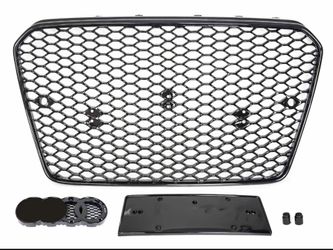 RS5 Style Grill with matching fog lights For 2013-2016 AUDI A5 S5 B8.5
