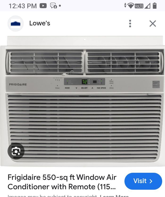 Frigidaire Window Air conditioner