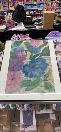 Floral Pastel Drawing by Dr. Sharon M. Kitchens-Webber