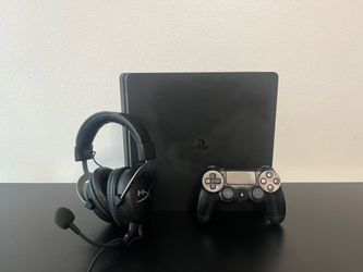 🎮 PS4 Slim Bundle w/ Controller + Headset – Ready to Play 🔥