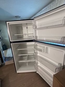 Black LG refrigerator