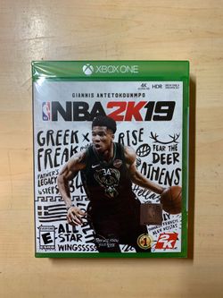 NBA 2k19 XBOX//BRAND NEW