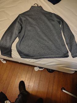 Eddie Bauer Large Halfway Zip Up Sweatshirt Brand New With Tags $15