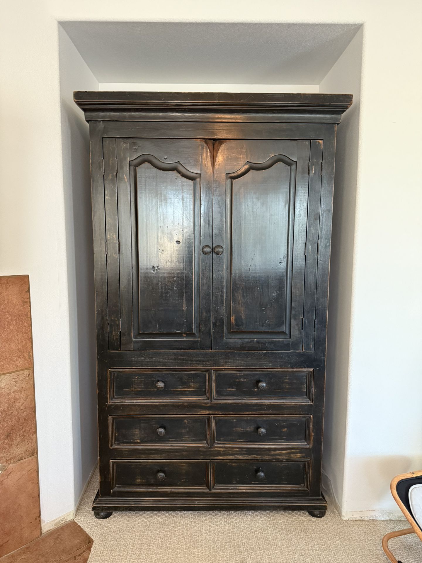 WOOD ARMOIRE