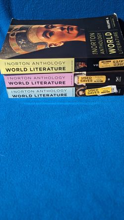 Norton Anthology World Literature Textbooks