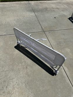 Toddler Bed Rail – White Mesh Safety Guard