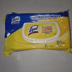 Bulk Lysol Disinfecting Wipes 80ct – New Sealed – Discount Available