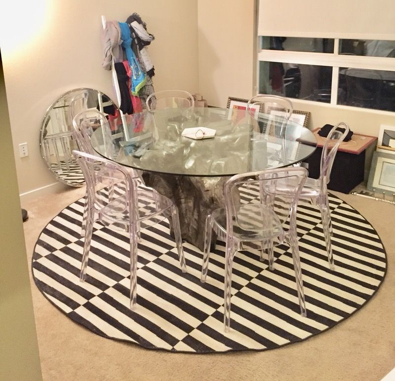 Z Gallerie Silver Sequoia Dining Table