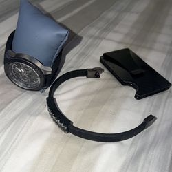 Casino watch, money clip, and bracelet package