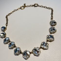 Stella & Dot Jewelry Crystal Rhinestone  Necklace Vintage 