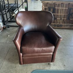 Hooker, Furniture, Kato  Leather, Swivel Chair